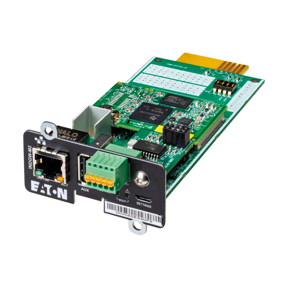 Product image for Cutler-Hammer INDGW-M2 Industrial Gateway Card Mini-Slot for UPS