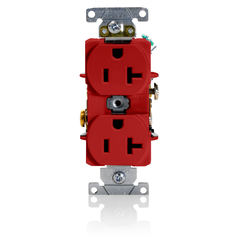 Presa Industriale Singola Leviton 5361-GY – 20A 125V – Grigio – Grado Industriale