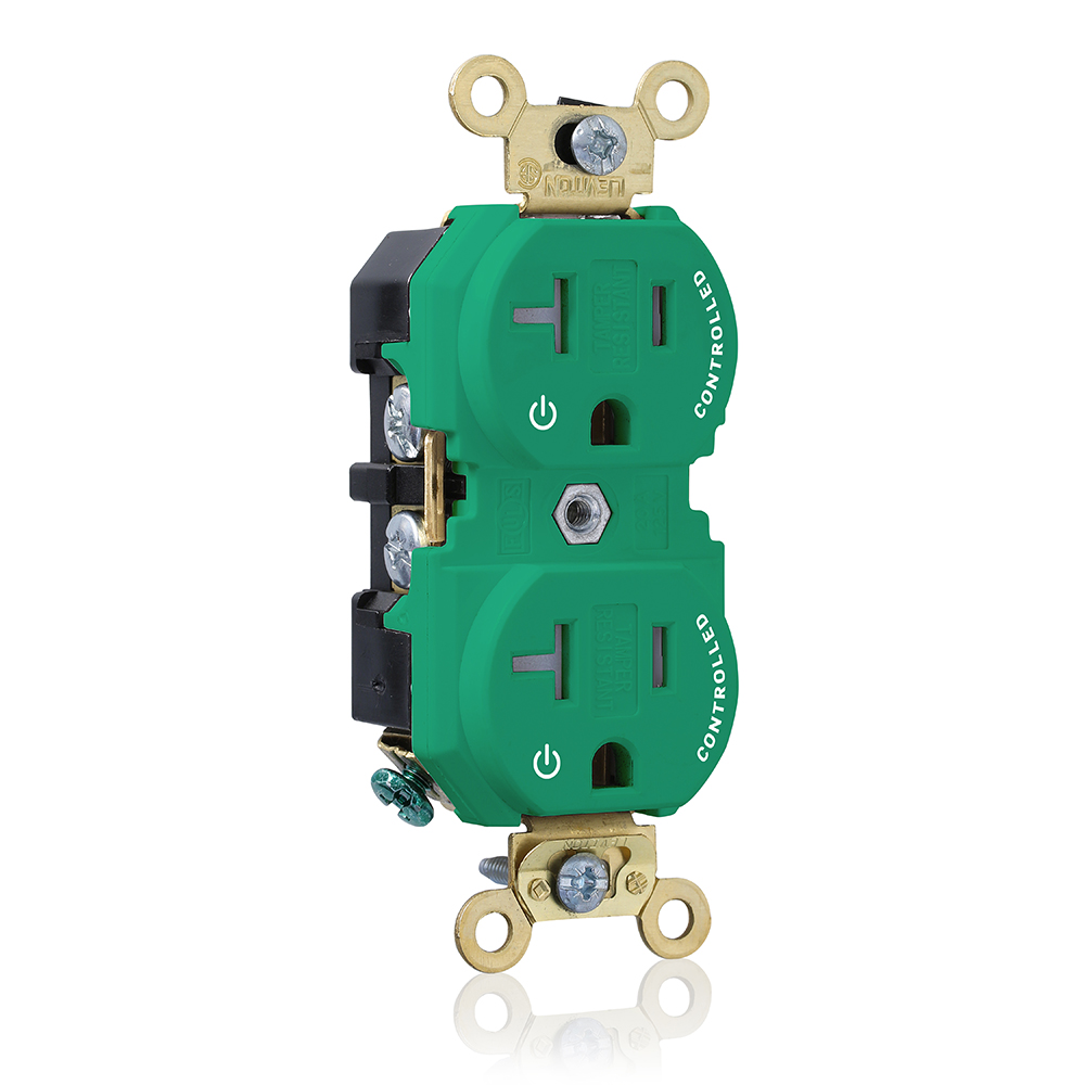 Leviton 5362-2PN Controlled Tamper-Resistant Receptacle 20A