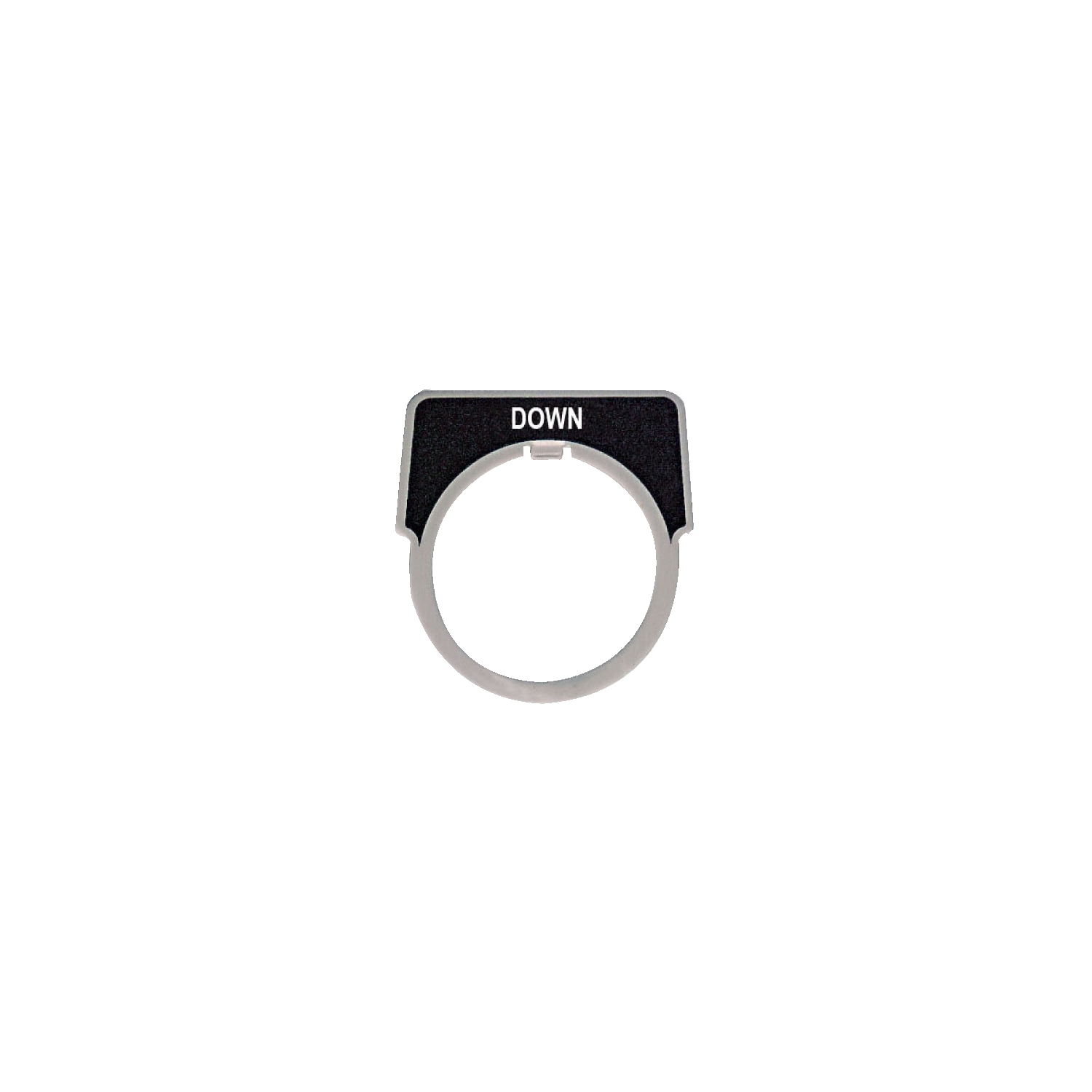 Legend, Harmony 9001K, Harmony 9001SK, 30mm, aluminium, black with silver letters, 40x43mm, marking down