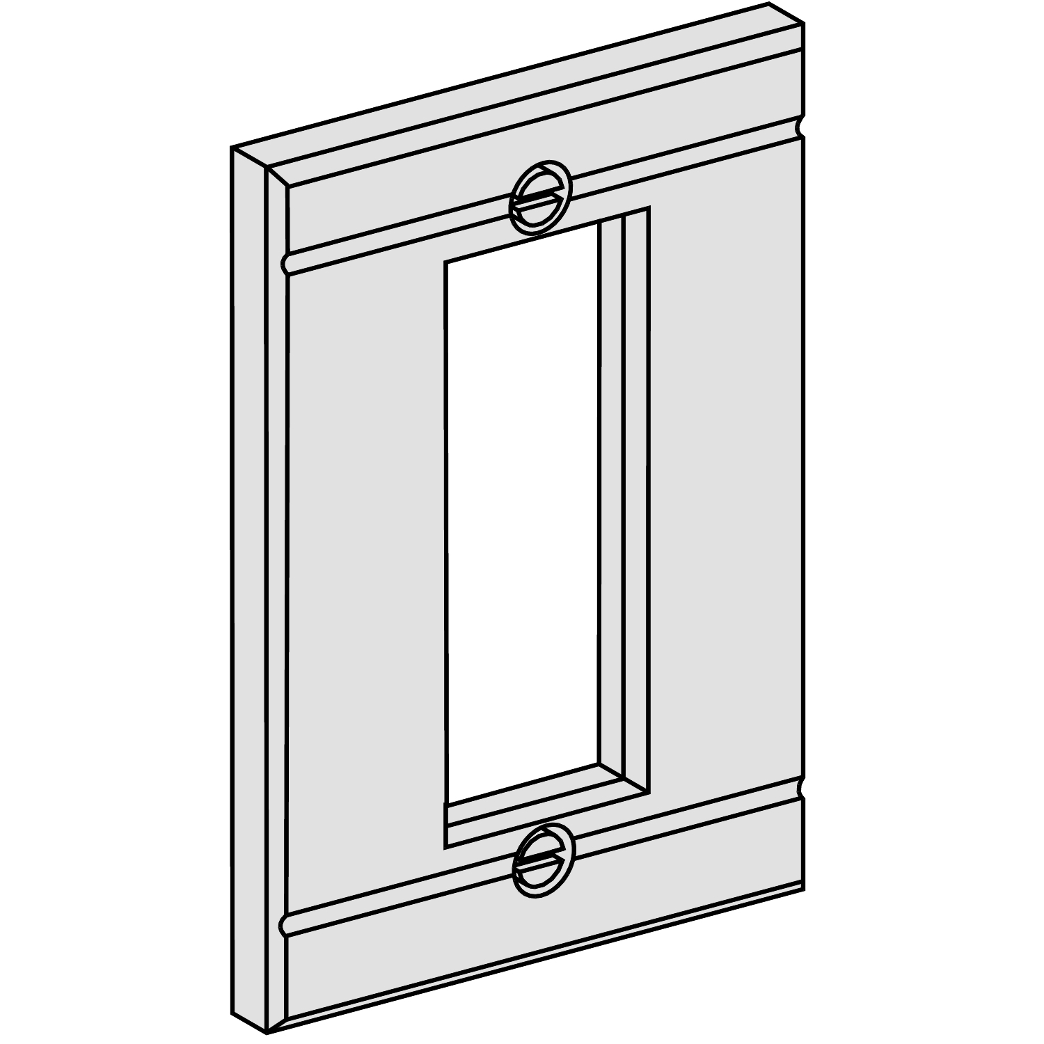 Product image for SQD 32534 CKT BRKR ESCUTCHEON