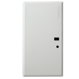 Product image for Leviton 47605-28D 28" Structured Media Economy Hinged Door, 29.32" H x 15.62" W x 0.25" D, Metal, White