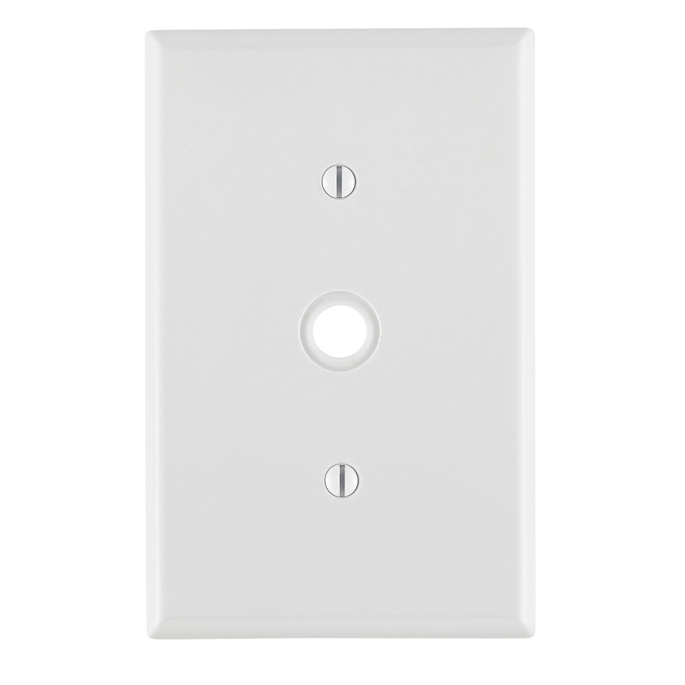 Leviton PJ11-W Wallplate 1 Gang White Pb1/25/100 | Gordon Electric
