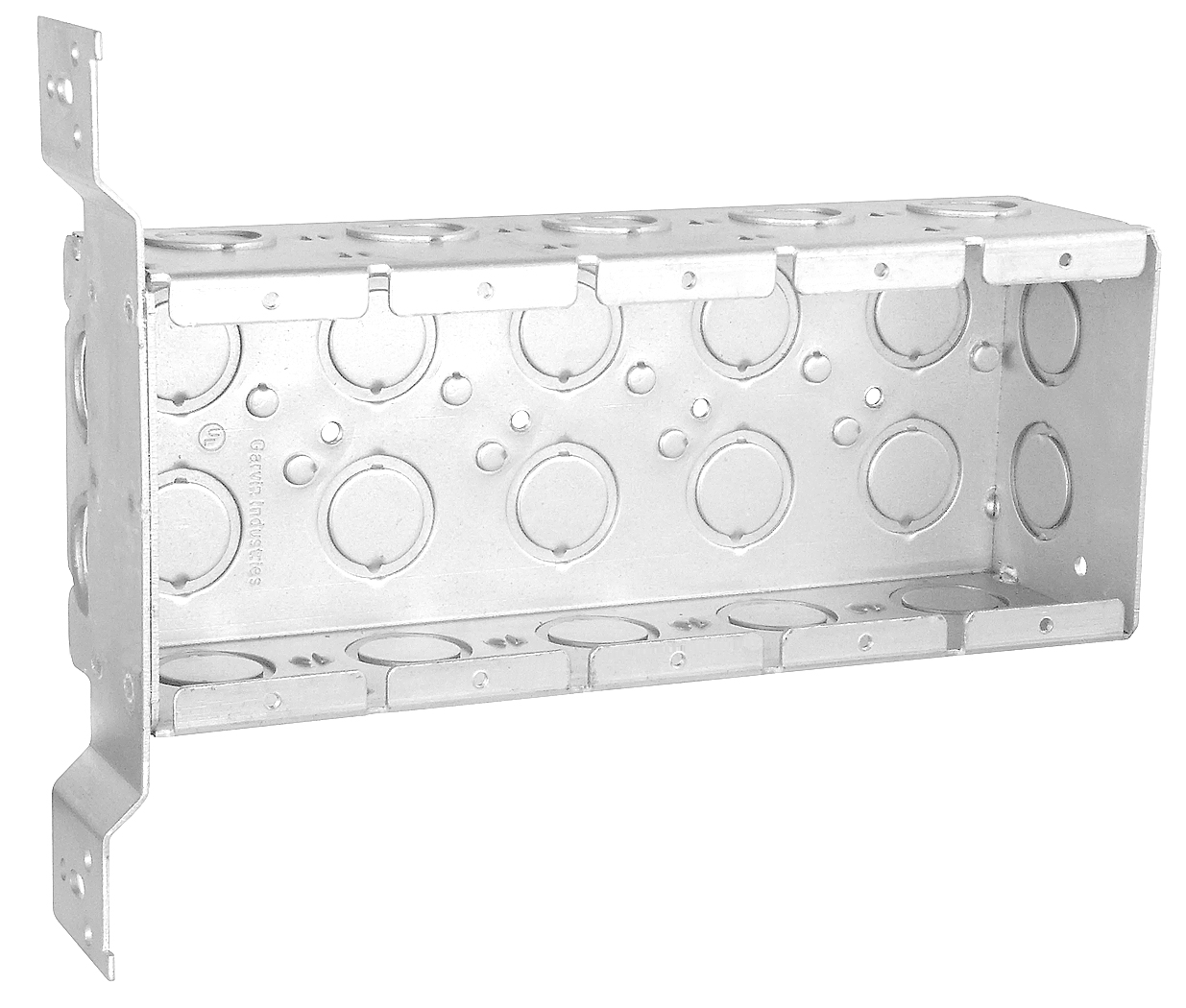 Gantenbain 5本セット Garvin TB-525-F Masonry Box w/Flat Vertical Bracket 5-Gang 2-1/2