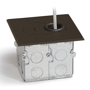 Product image for LEW RCFB-1-DB Recessed Floor Box Si