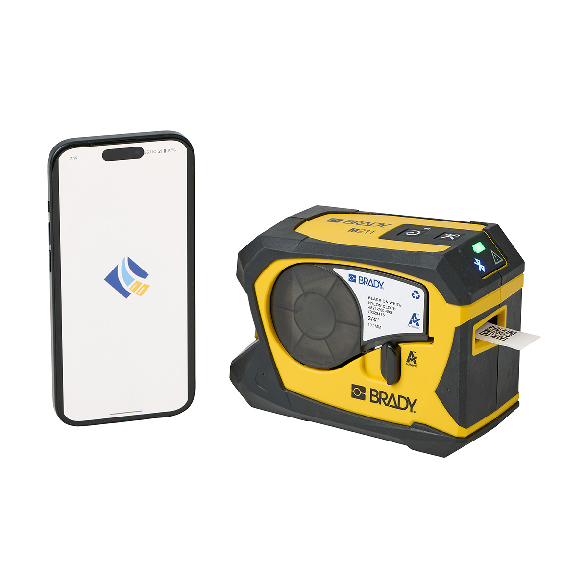 Product image for Brady M211 Portable Bluetooth Label Printer