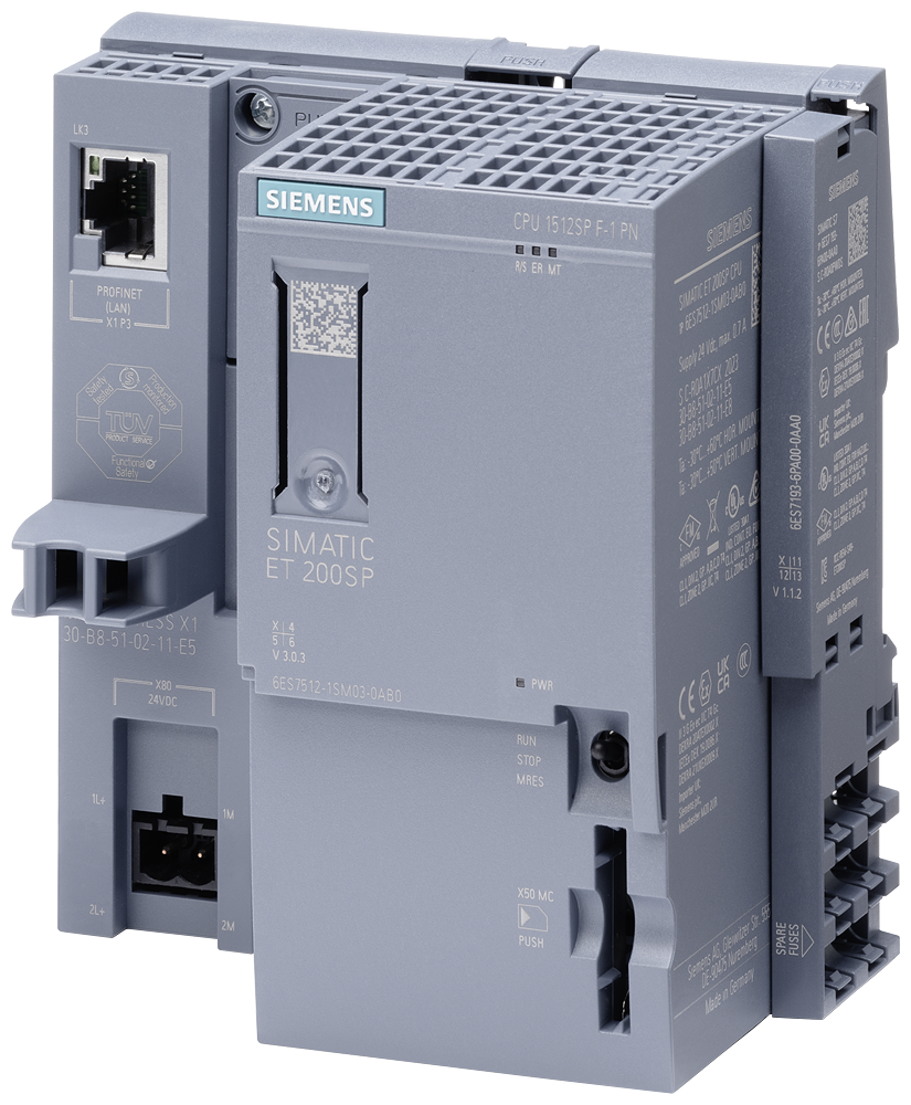 Product image for S-A 6ES75121SM030AB0 CPU 1512SP F-1