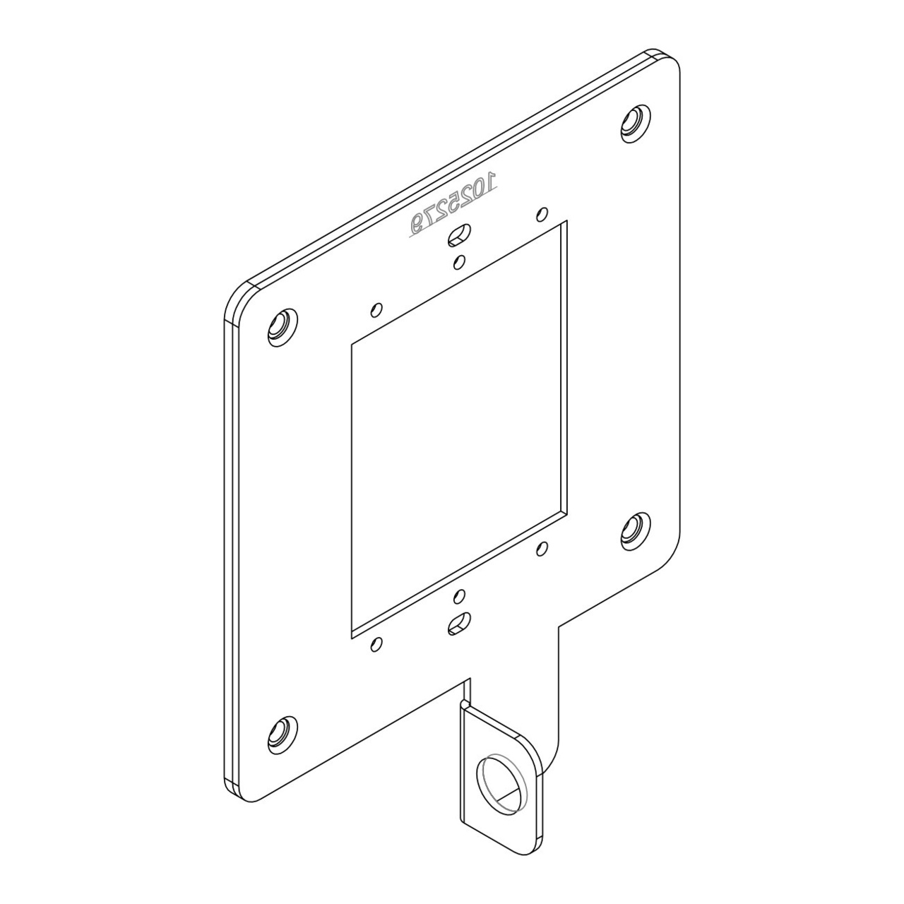 Product image for WMD XPP1GPL-SV REPLACEMENT 1G PLATE