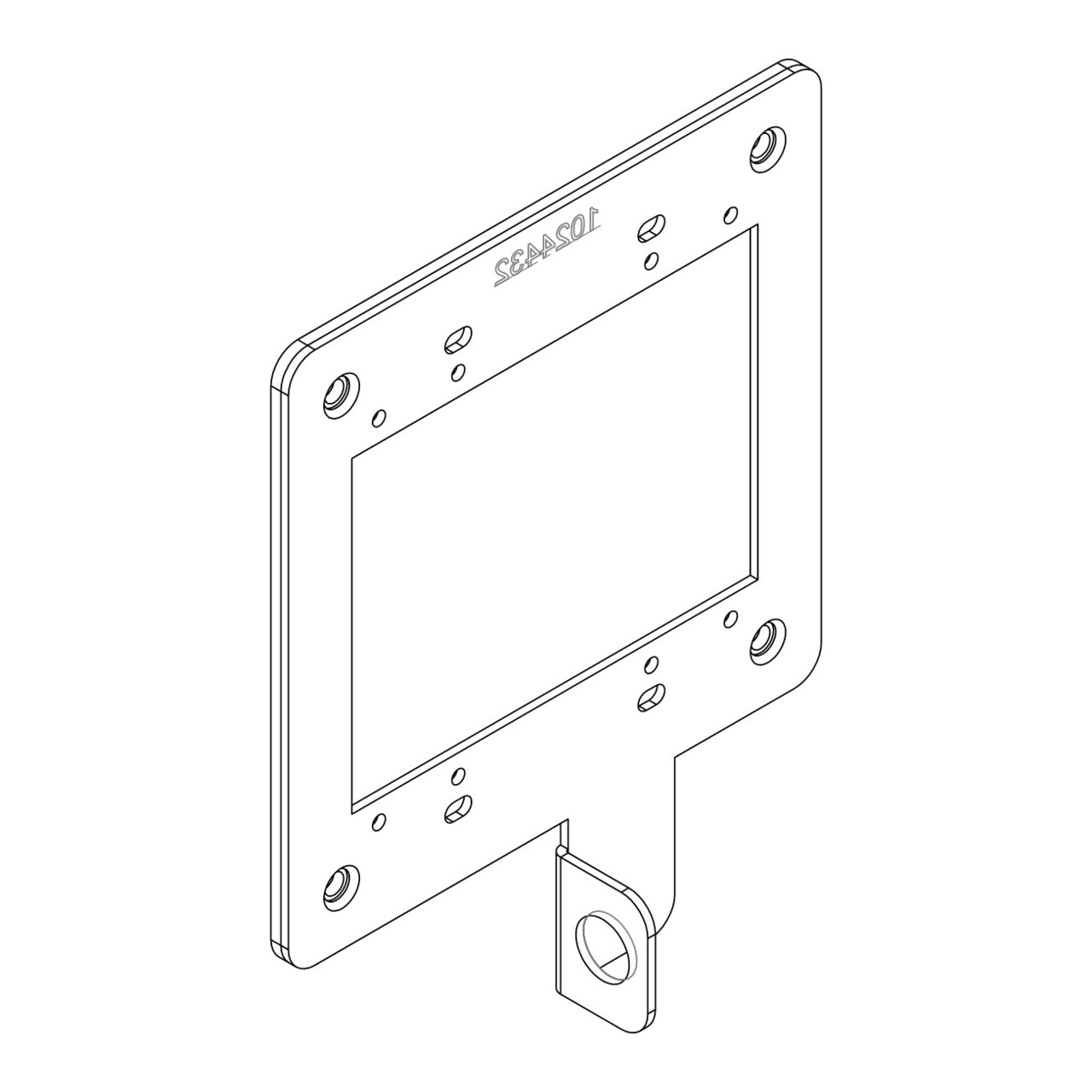 Product image for WMD XPP2GPL-SV REPLACEMENT 2G PLATE
