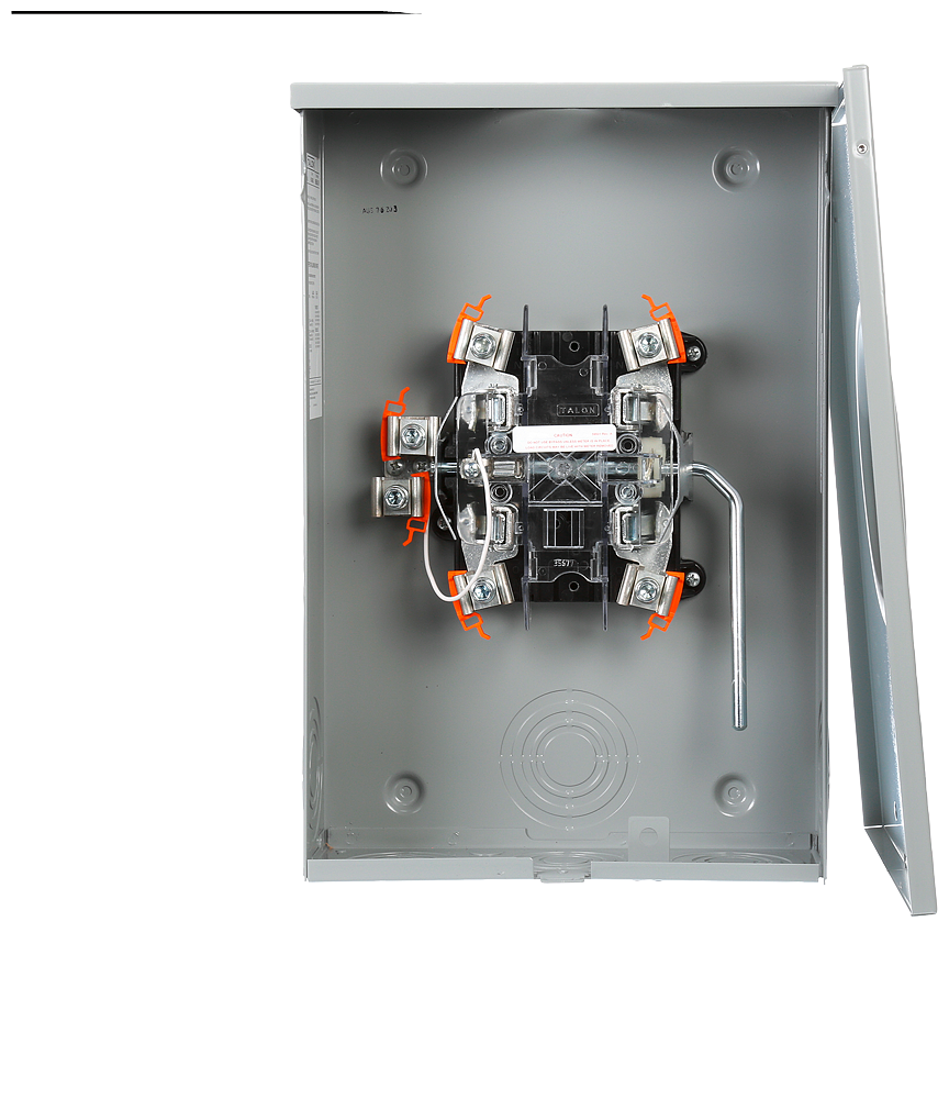 Product image for Siemens S40405-0BNU 600 VAC 200 Amp 1-Phase 3-Wire 5-Jaw 1-Position Lever Bypass Ringless Meter Mounting Equipment
