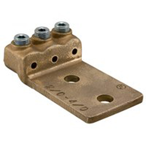 ILS CL-1-2/0N BRZ MEC 1-2/0 1/2 UL CSA, 2-HOLE NEMA MO