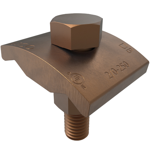 Product image for ILSCO GHS-3 BRZ GRD CLAMP (2) 250KC
