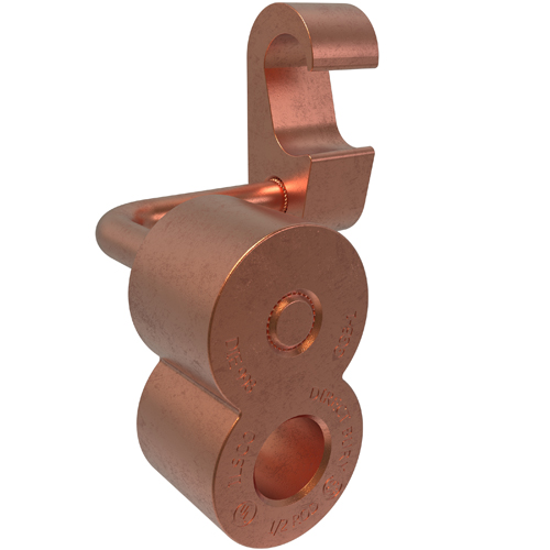 Product image for ILSCO GGB-1 CU CMP 2-250 1/2 ROD UL