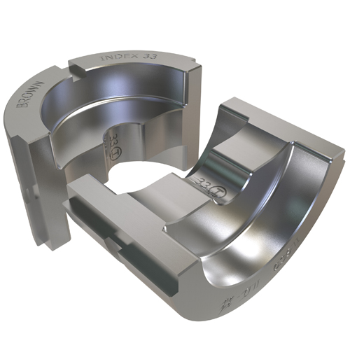 Product image for Ilsco ILD-33 Compresion U Die, Brown Color Code, Crimping Capacity 2