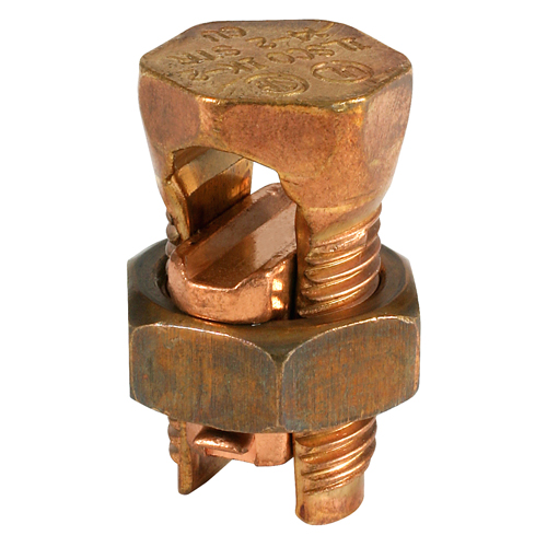 Product image for Ilsco IK3-8 Three Wire Copper Split Bolt, Conductor Range for Equal Main & Tap 8-16, UL, CSA