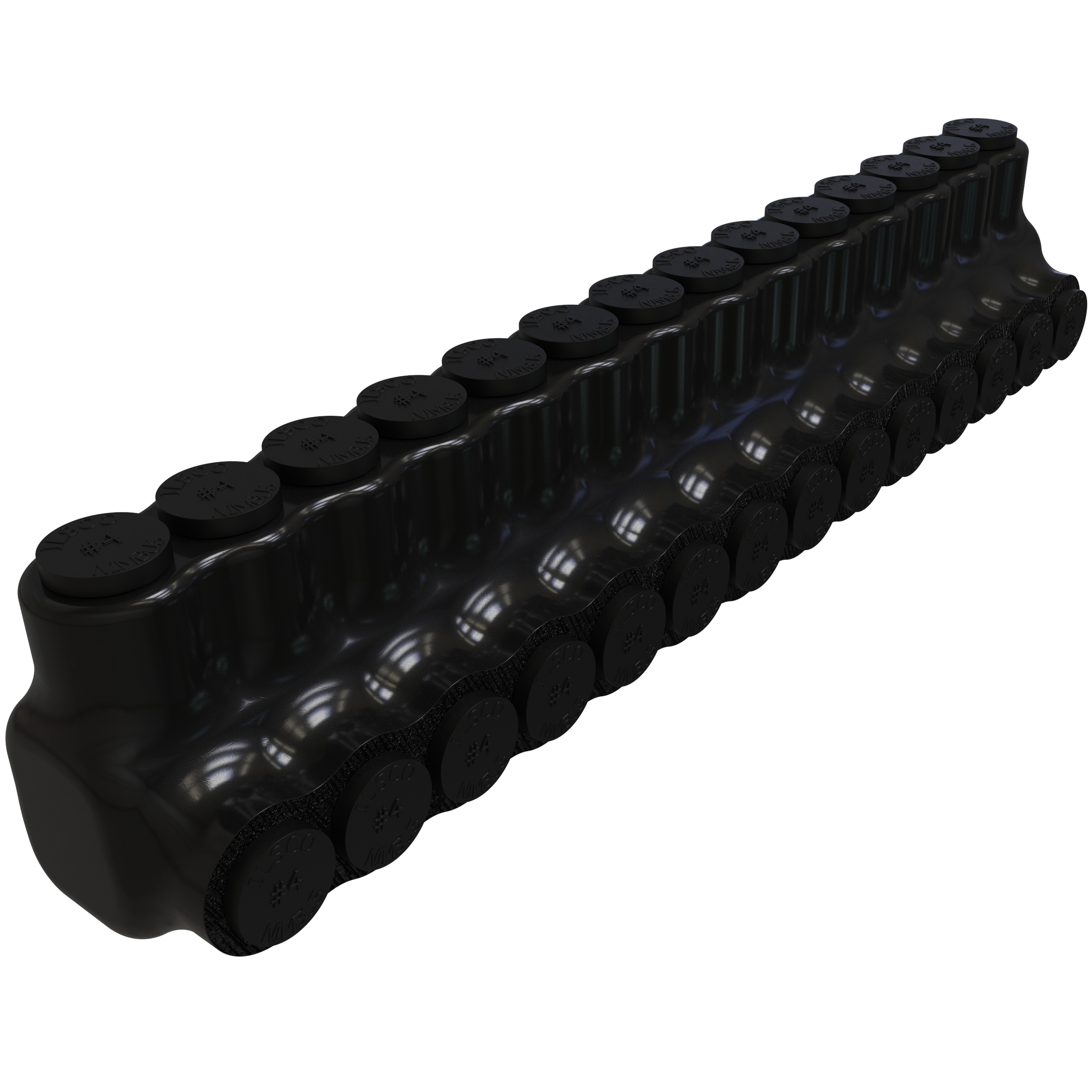 Product image for ILSCO PBTS-14-4 INSUL AL MECH (14) 4-14 SGL TUL CSA