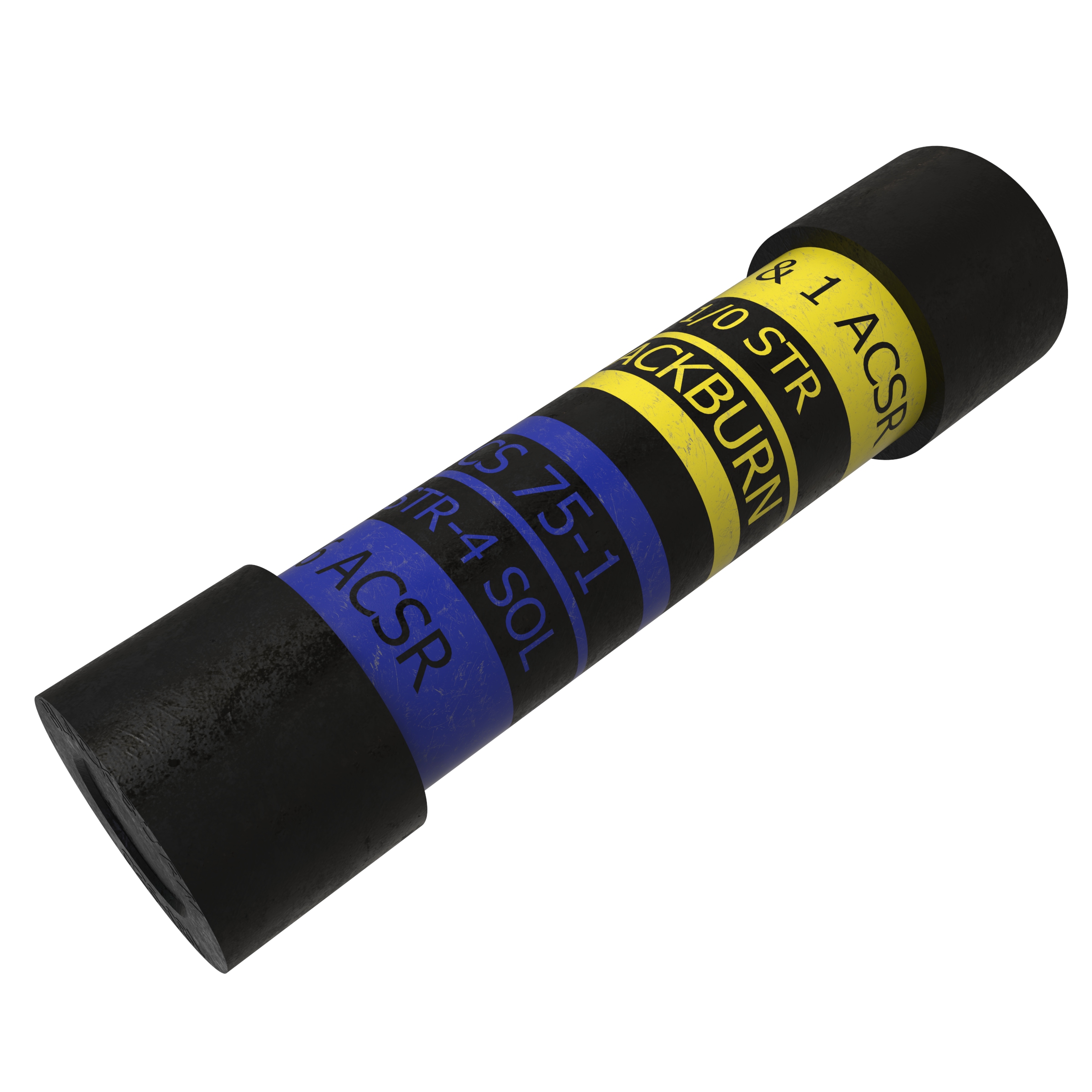 Product image for ILSCO PICS-75 1/0 AWG Side A 6 to 4 AWG Side B Polyethylene End Cap Aluminum Service Entrance Sleeve