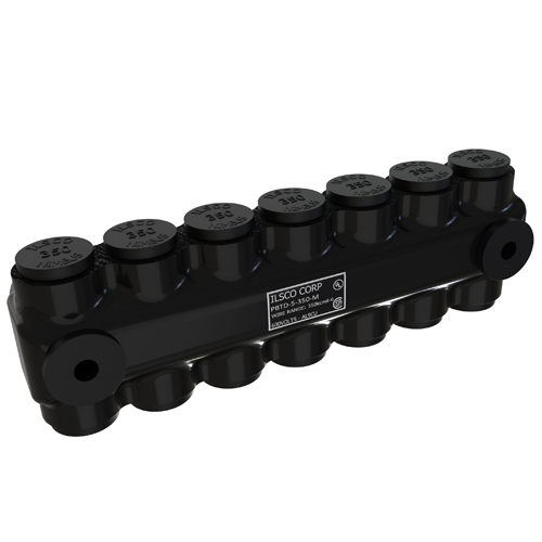 Product image for ILSCO PBTD-5-350-M INSUL AL MECH (5) 350-6 MTG TUL CSA