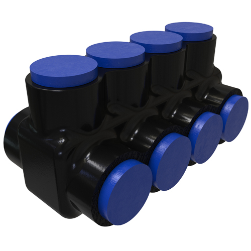 Product image for ILSCO PBTD-4-250-F INS (4) 250-6,4/0FX,2/0M,3/0DLO T UL CSA