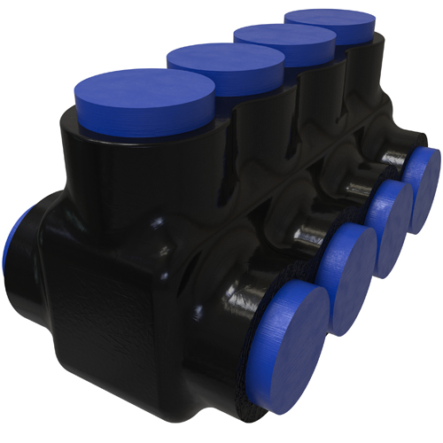 Product image for ILSCO PBTD-4-3/0-F INS (4)3/0-6,2/0-6FX,1-6M T UL CSA DBL