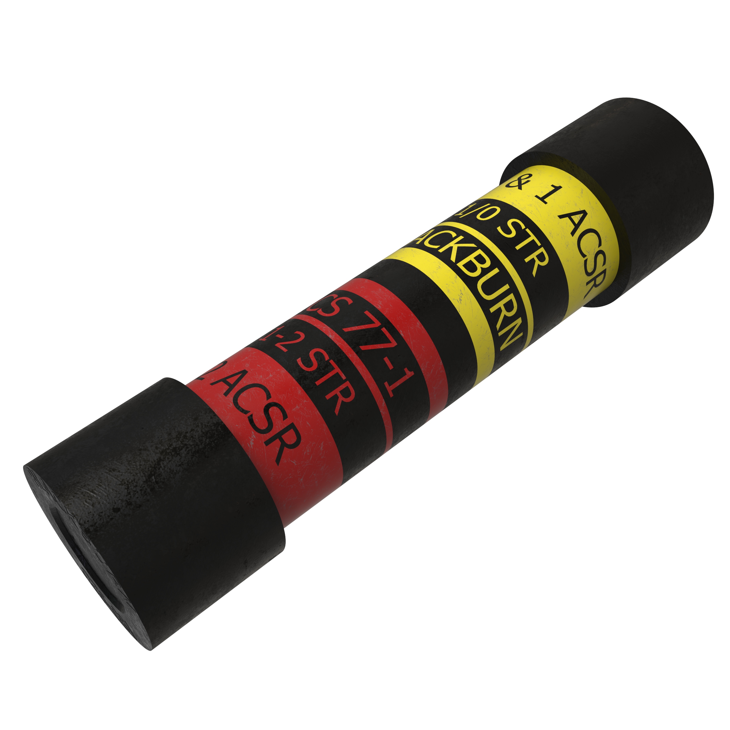 Product image for Ilsco PICS-77 Aluminum Insulated Service Entrance Sleeve, Dual Rated, Main Conductor Size 1/0, Tap Range 1-2, Yellow Color Code, Die Index ND-BG