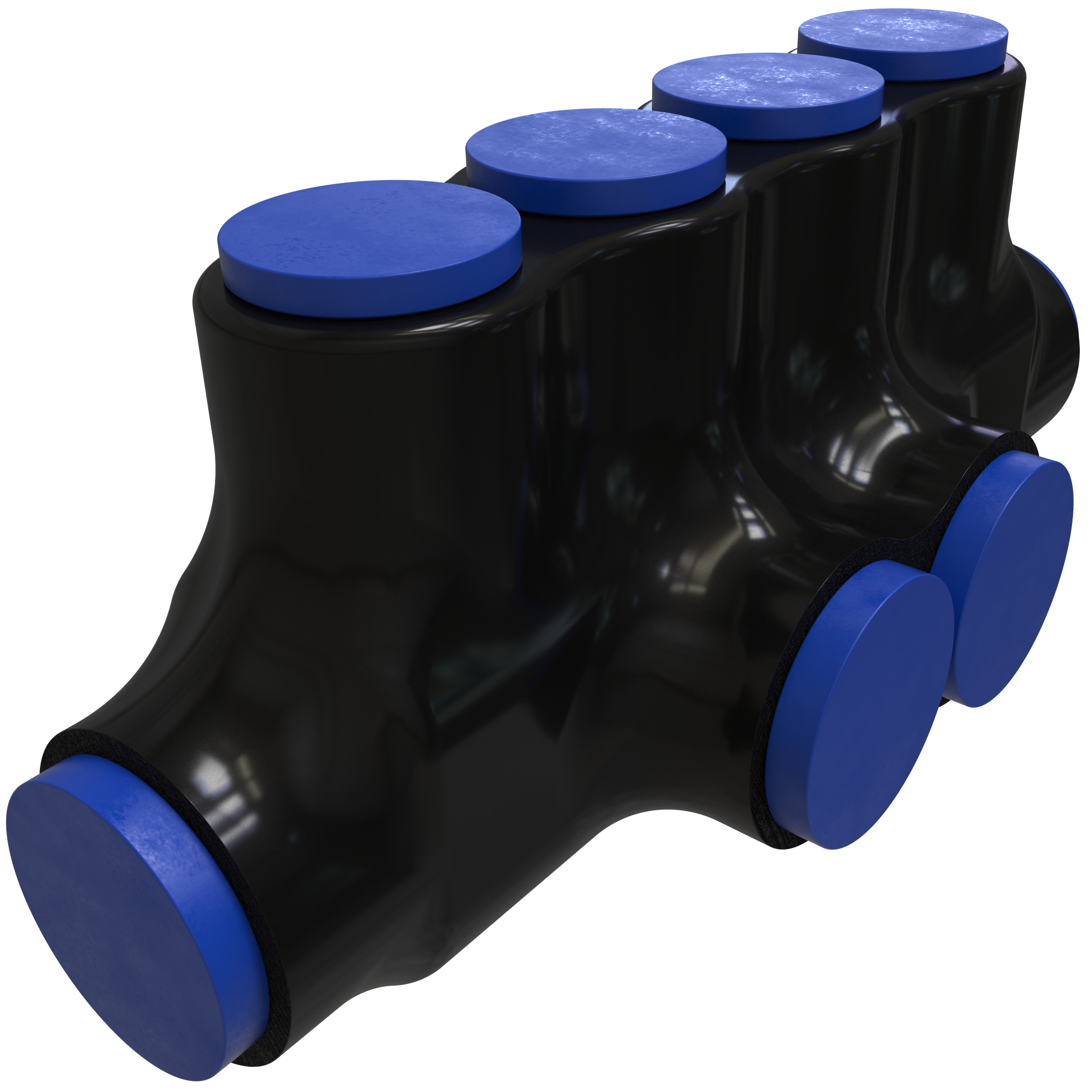 Product image for ILSCO PBTX-4-500-F INS X(4)600-4,350FX,4/0M,262DLO T UL CSA