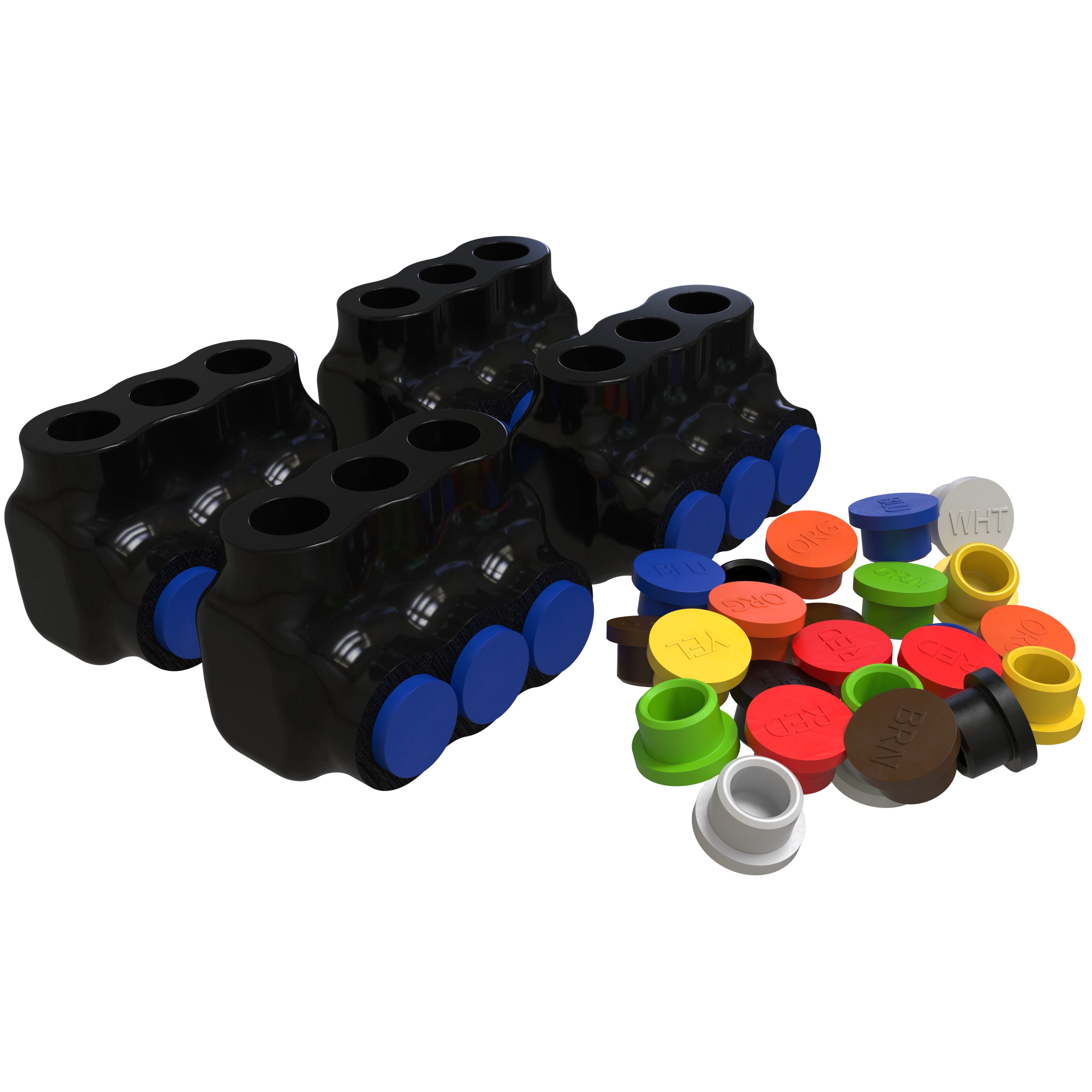 Product image for ILSCO PBTFML-1/0-09-W-L INS (9) 1-14 H,I,K, DLO 2-14 MWYE LV KIT