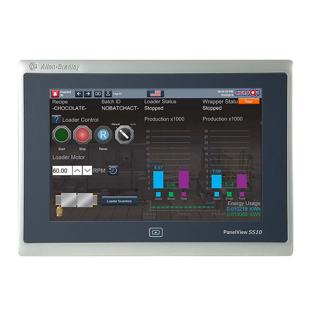 A-B 2715P-T12WD-K PanelView 5510 Gr Product image for A-B 2715P-T12WD-K PanelView 5510 Gr