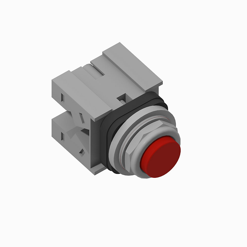 Product image for A-B 800T-B6BY 30mm Momentary Push B