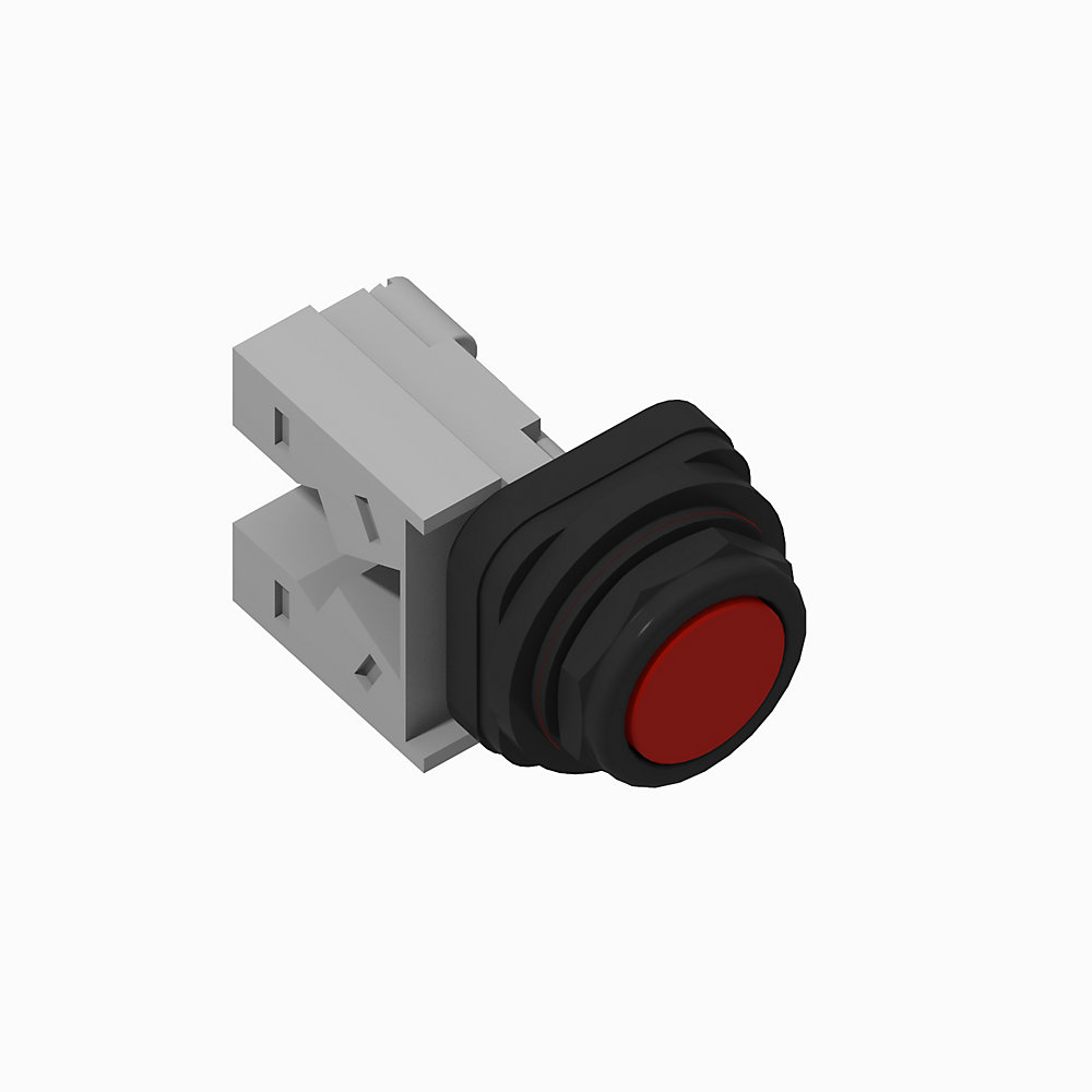 Product image for A-B 800H-GR6D2Y 30mm Momentary Push