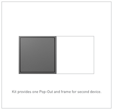 Product image for ADO ARPTR1522GM2 POPOUT TRIPLEX OUT