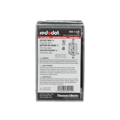 Boîtier De Dérivation Aluminium Red Dot GAT-5 - Type T - Rigide - Neuf