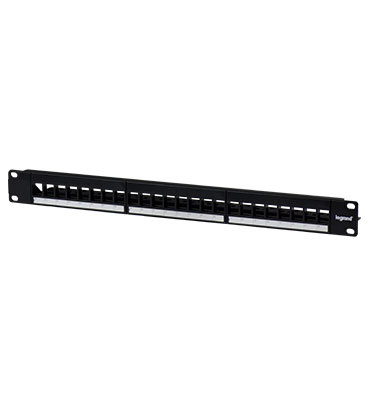 ON-Q WP24RM 24-Port Keystone Rack Mount Patch Panel