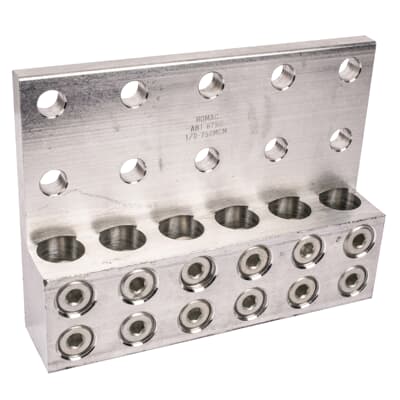 Blackburn ABT-6750 Transformer Spade Connector 1/0-750 10-Hole 6