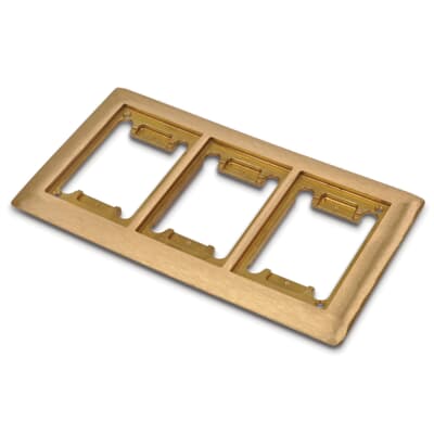 Steel City P64-3G-CP 3-Gang Carpet Plate 10-5/8X6-1/8