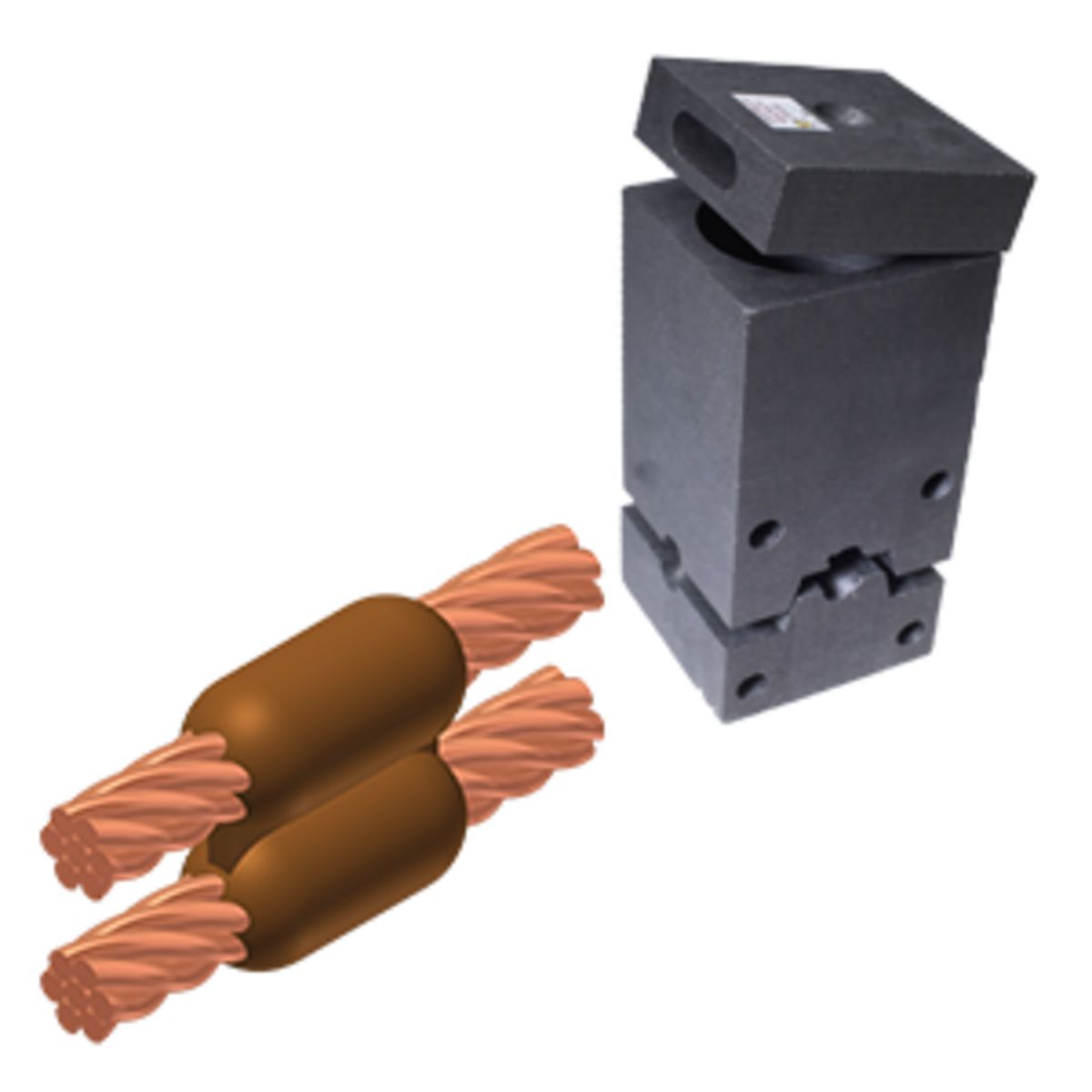 Product image for Burndy M1331 4/0AWG GRDG MOLD