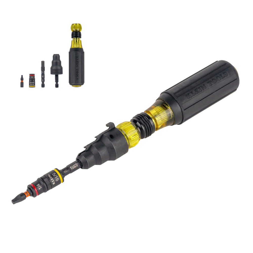 Product image for Klein 85191HD Impact-Rated Flip Socket Conduit Reamer Driver